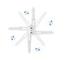 Tooq Soporte de Techo para Proyector PJ2012T-W Blanco